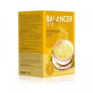 Коктейль BALANCER SLIM со вкусом &laquo;Куриный суп&raquo;, 5 саше