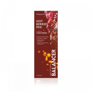 Напиток BALANCER HOT BERRIES MIX со вкусом &laquo;Глинтвейн&raquo;, 10 стиков